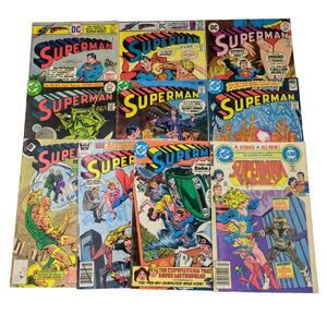 Superman Lot 293 304 307 309 318 327 338 350 RadioShack Family 220 DC 70s Bronze